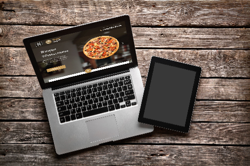 An example of creating a pizzeria website