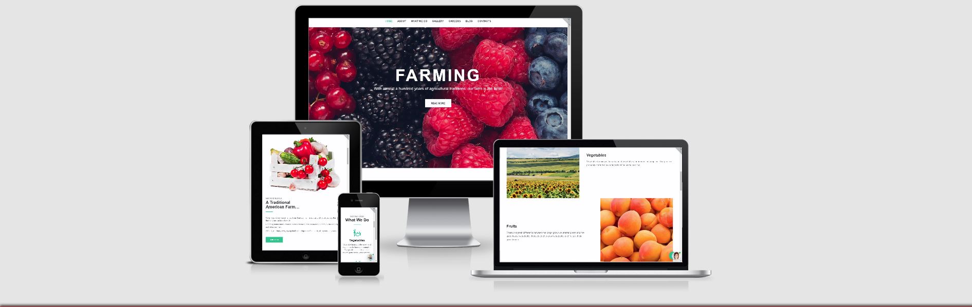 Farm products site example